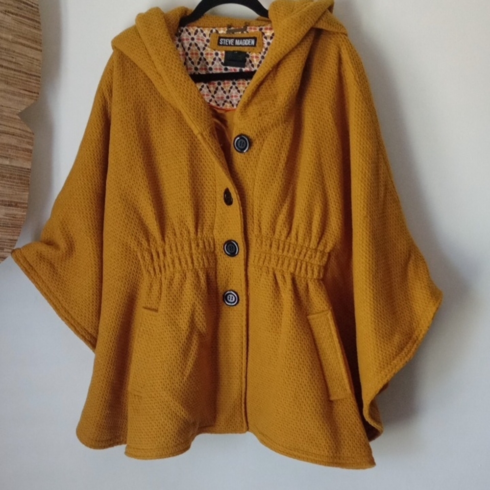 Steve Madden Mustard Textured Jacket